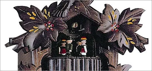 13" Musical Moving Birds Musical Black Forest German Cuckoo Clock