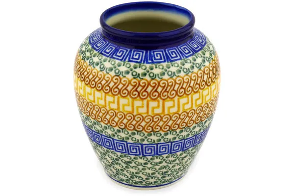 5" Vase - Grecian Sea
