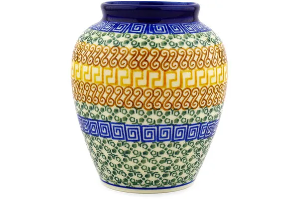 5" Vase - Grecian Sea