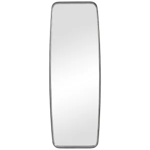 60 Inch Full Length Metal Frame Contemporary Mirror, Silver By Casagear Home