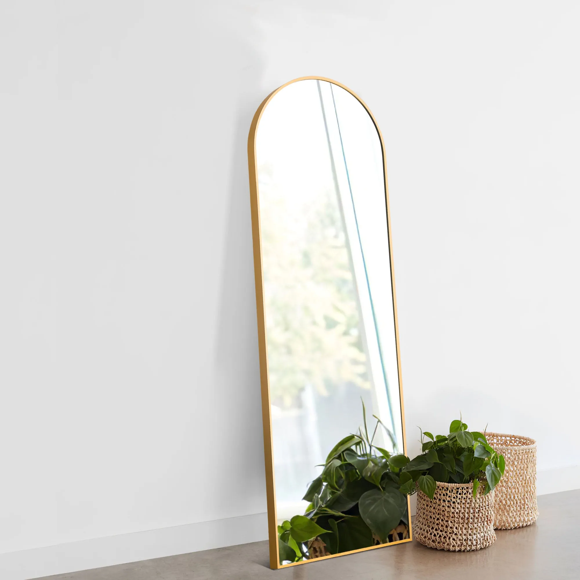 64-in H x 21-in W Arched Top Mirror