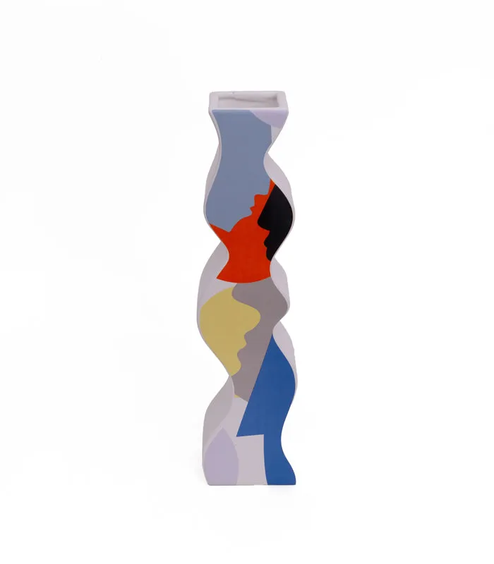Abstract Wave Vase