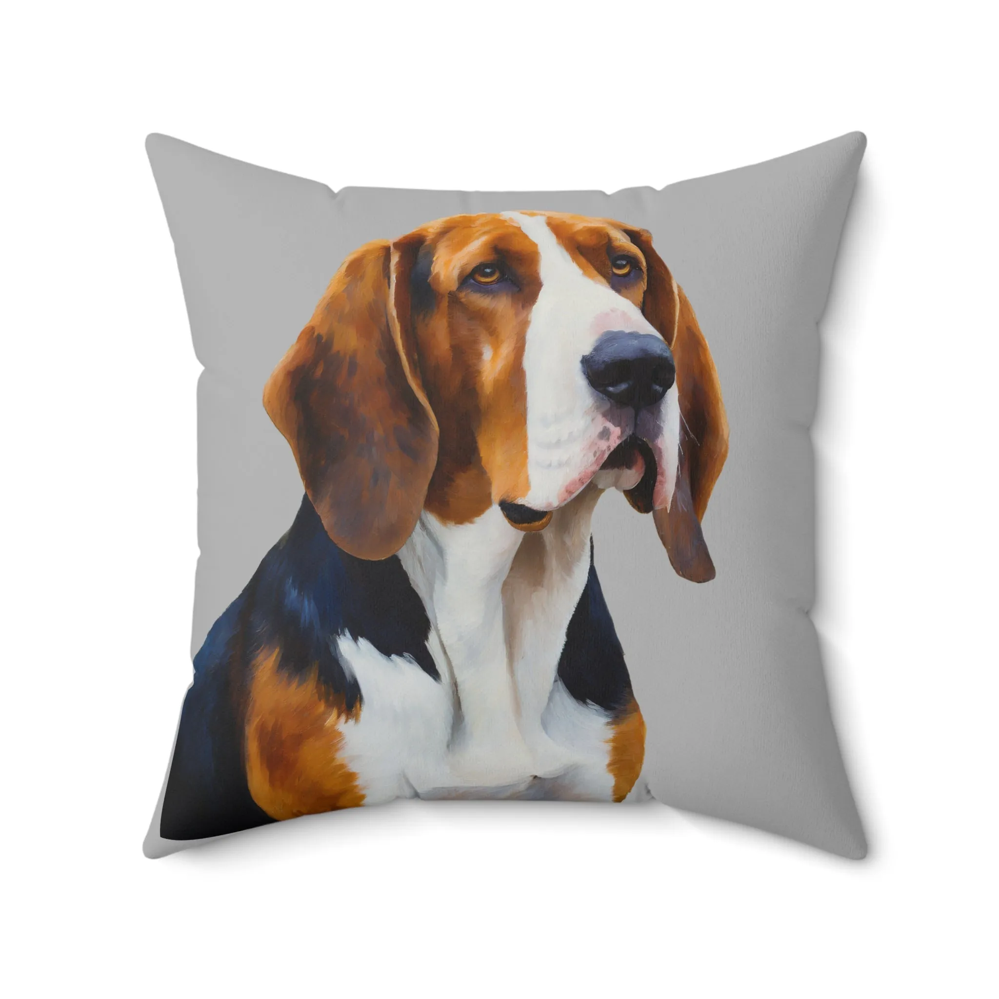 American English Coonhound Spun Polyester Square Pillow
