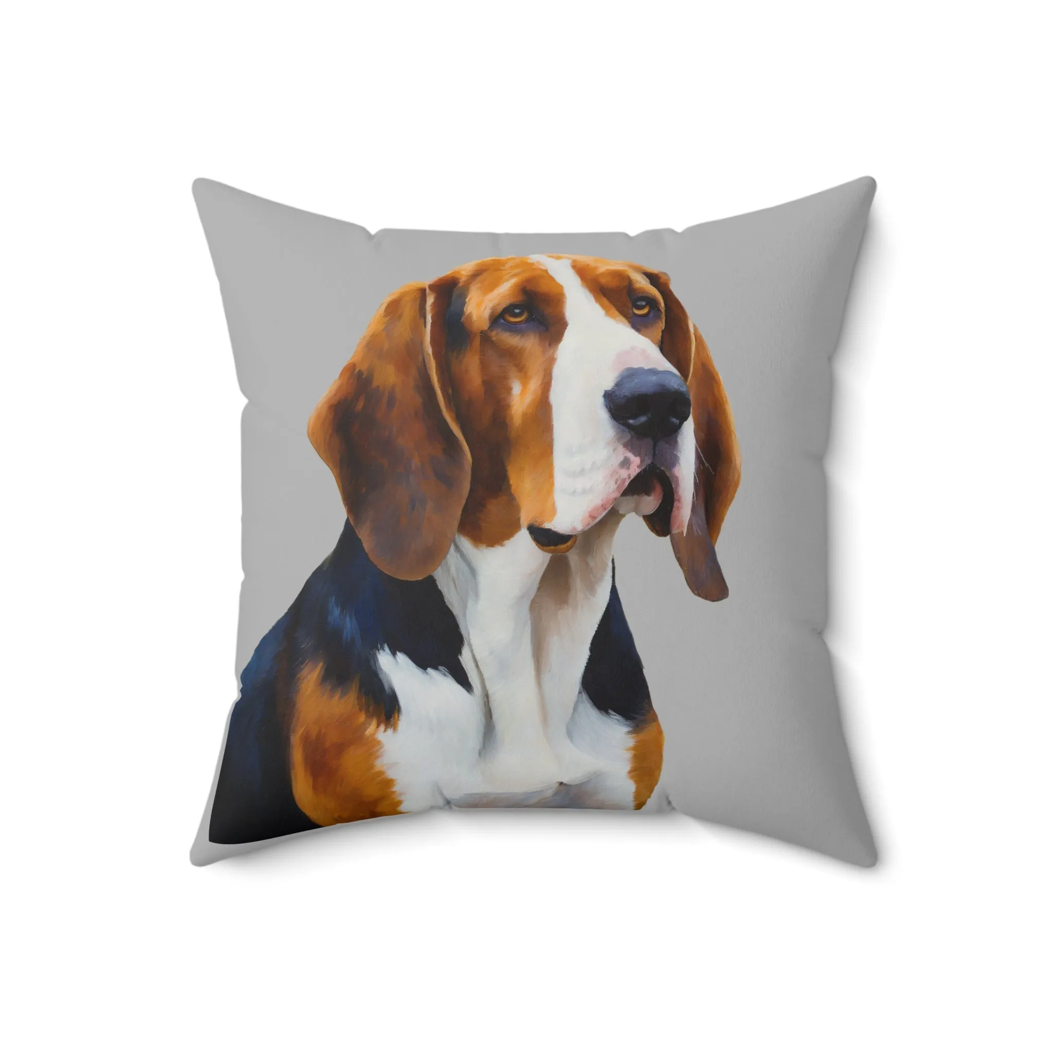 American English Coonhound Spun Polyester Square Pillow
