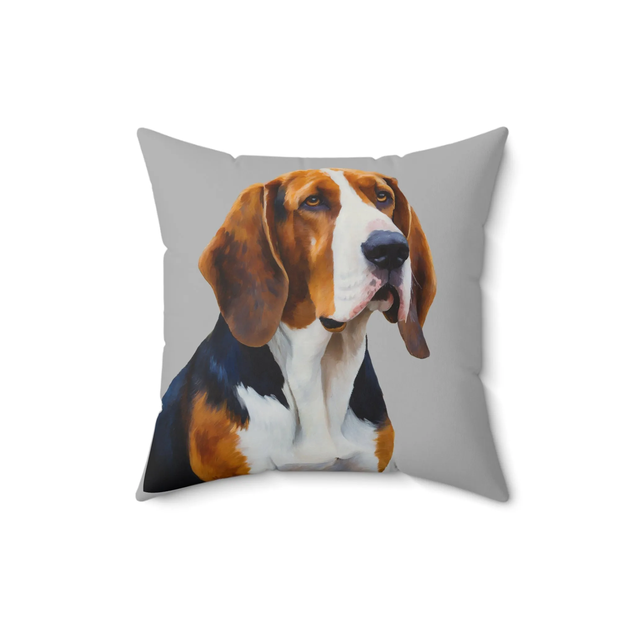 American English Coonhound Spun Polyester Square Pillow