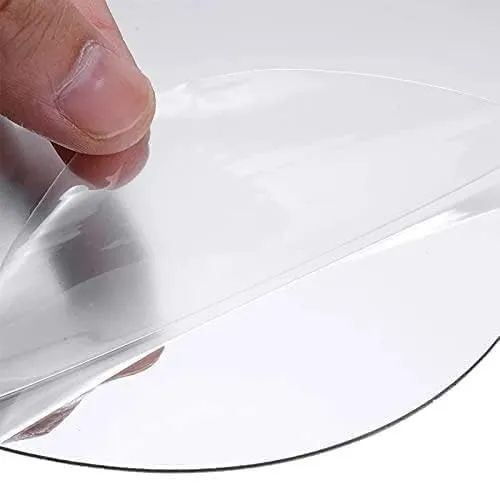 Anu & Alex Oval Shape Adhesive Mirror Sticker for Wall on Tiles Bathroom Bedroom Wall Mirror Living Room Basin Mirror Bathroom Stickers Unbreakable Plastic Wall Mirror 20 * 31