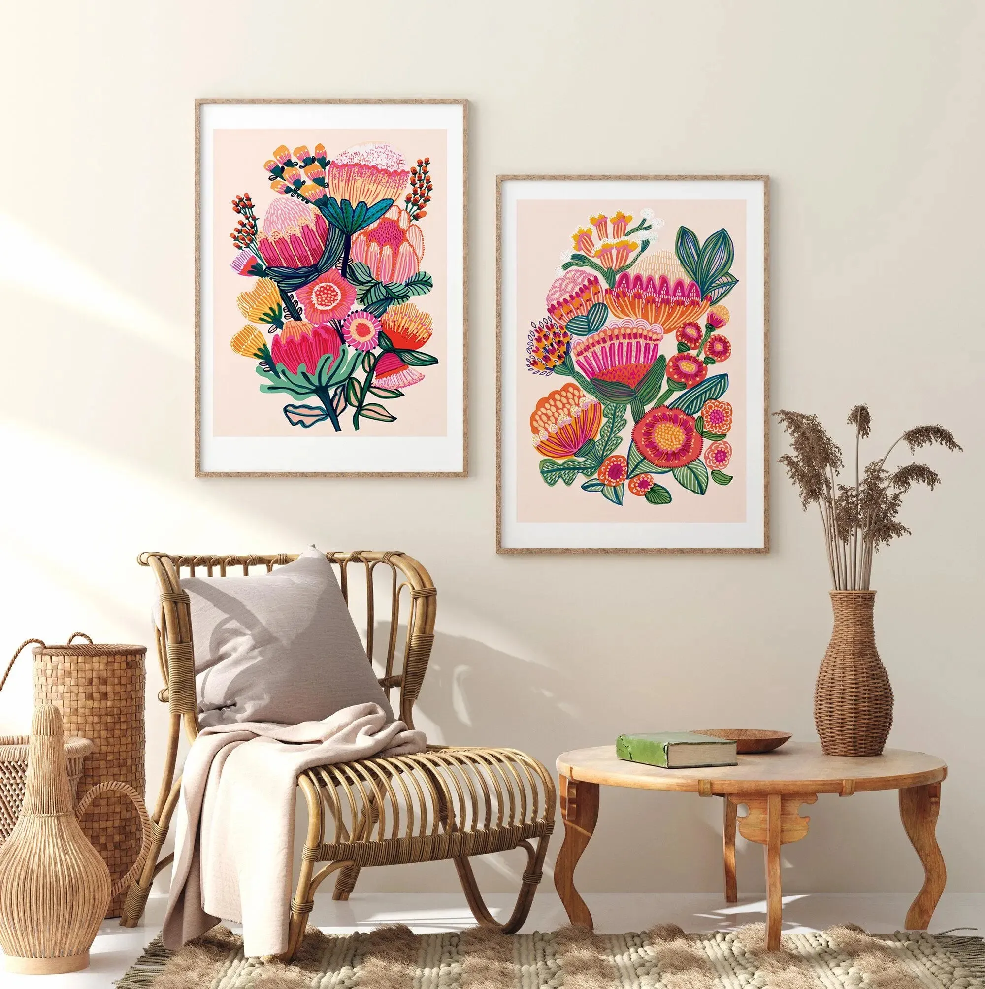 Australian Native Flowers Wall Art Prints