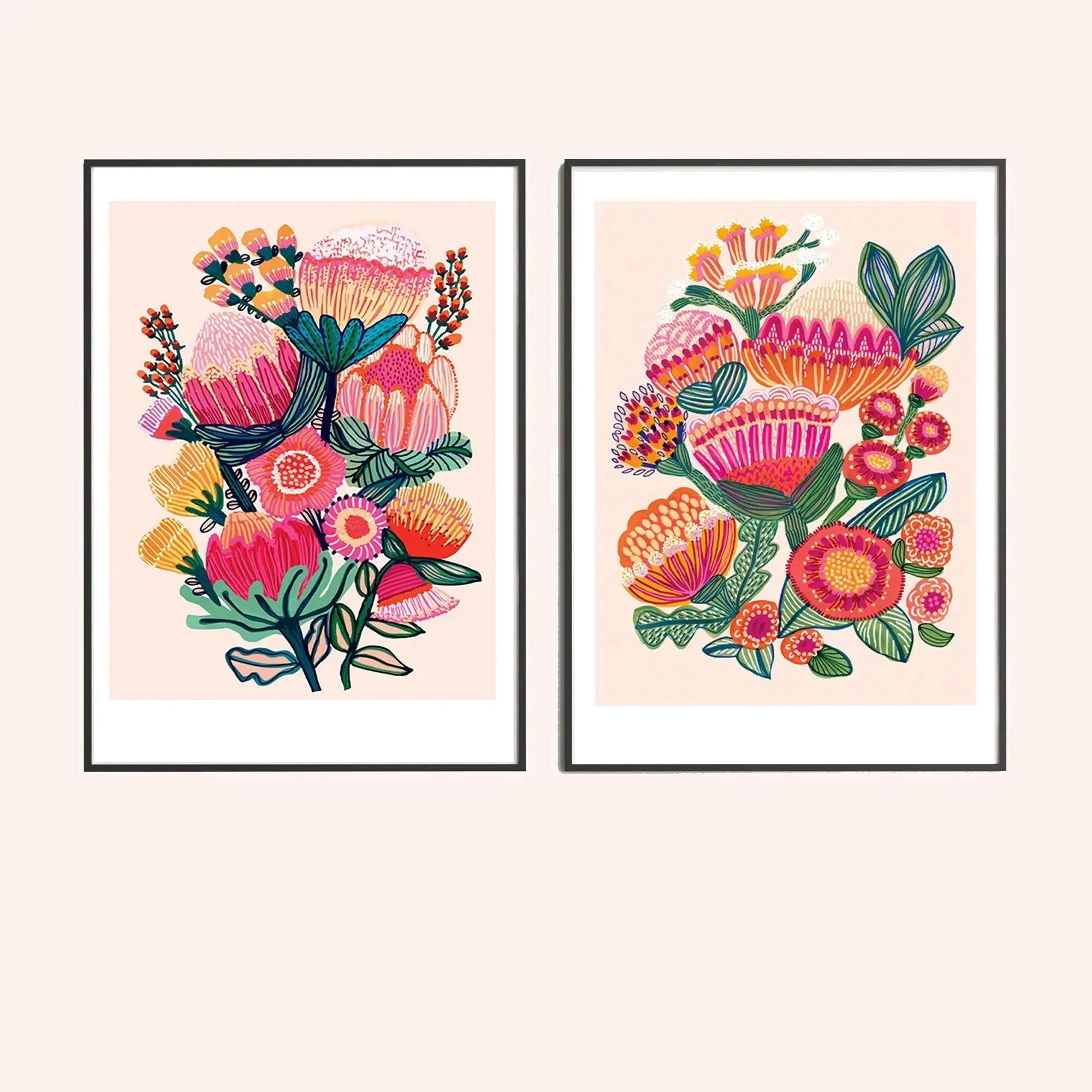Australian Native Flowers Wall Art Prints