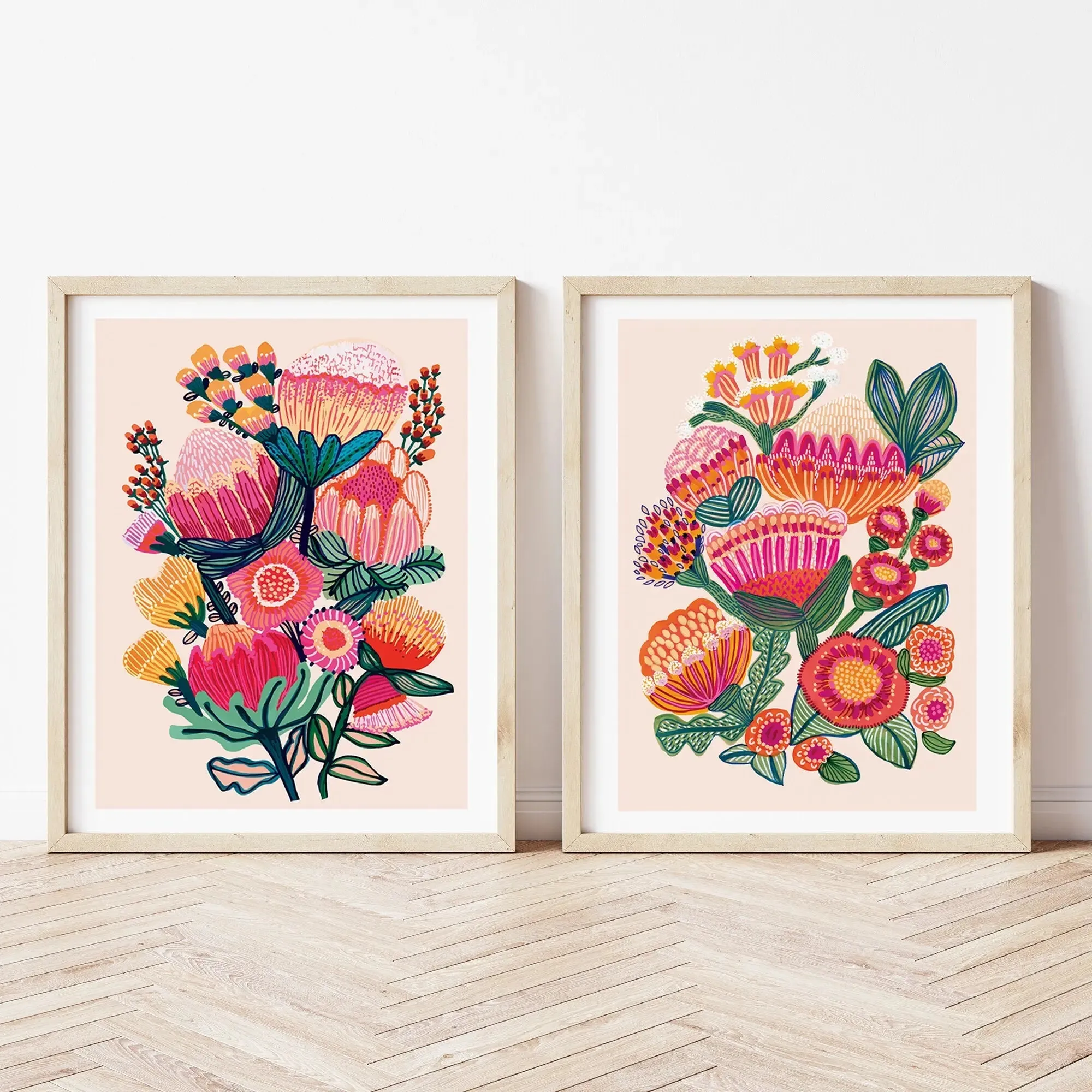 Australian Native Flowers Wall Art Prints