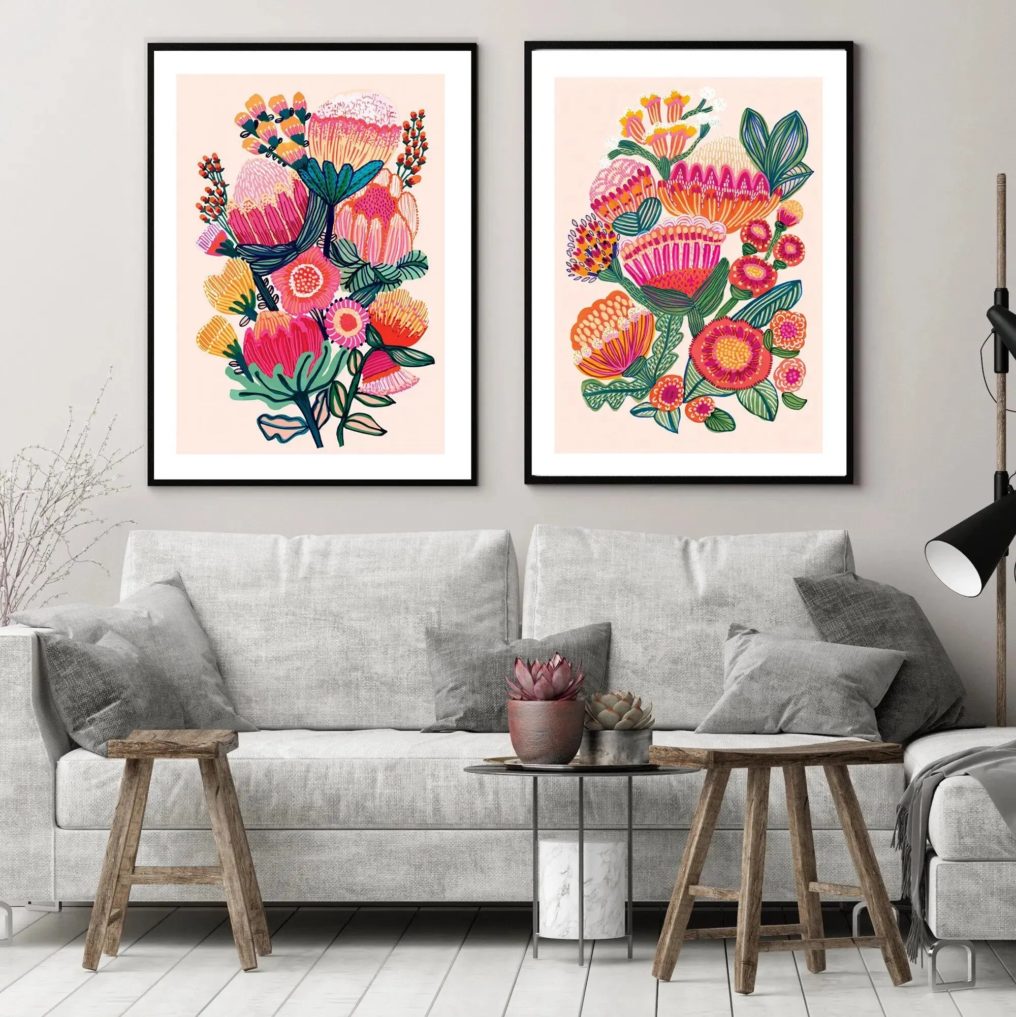 Australian Native Flowers Wall Art Prints