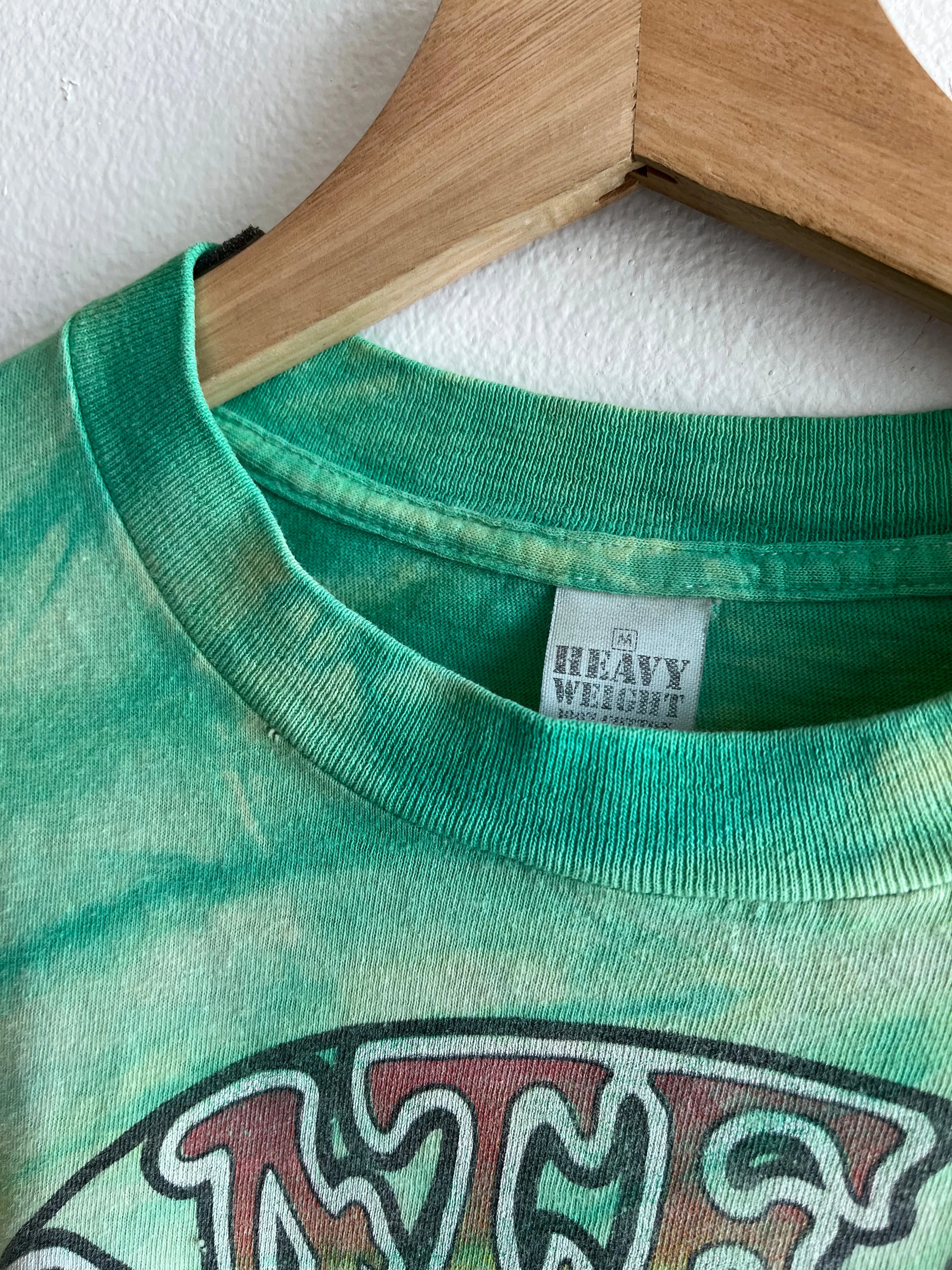 Authentic Vintage 1986 Grateful Dead Green Tie Dye T-Shirt