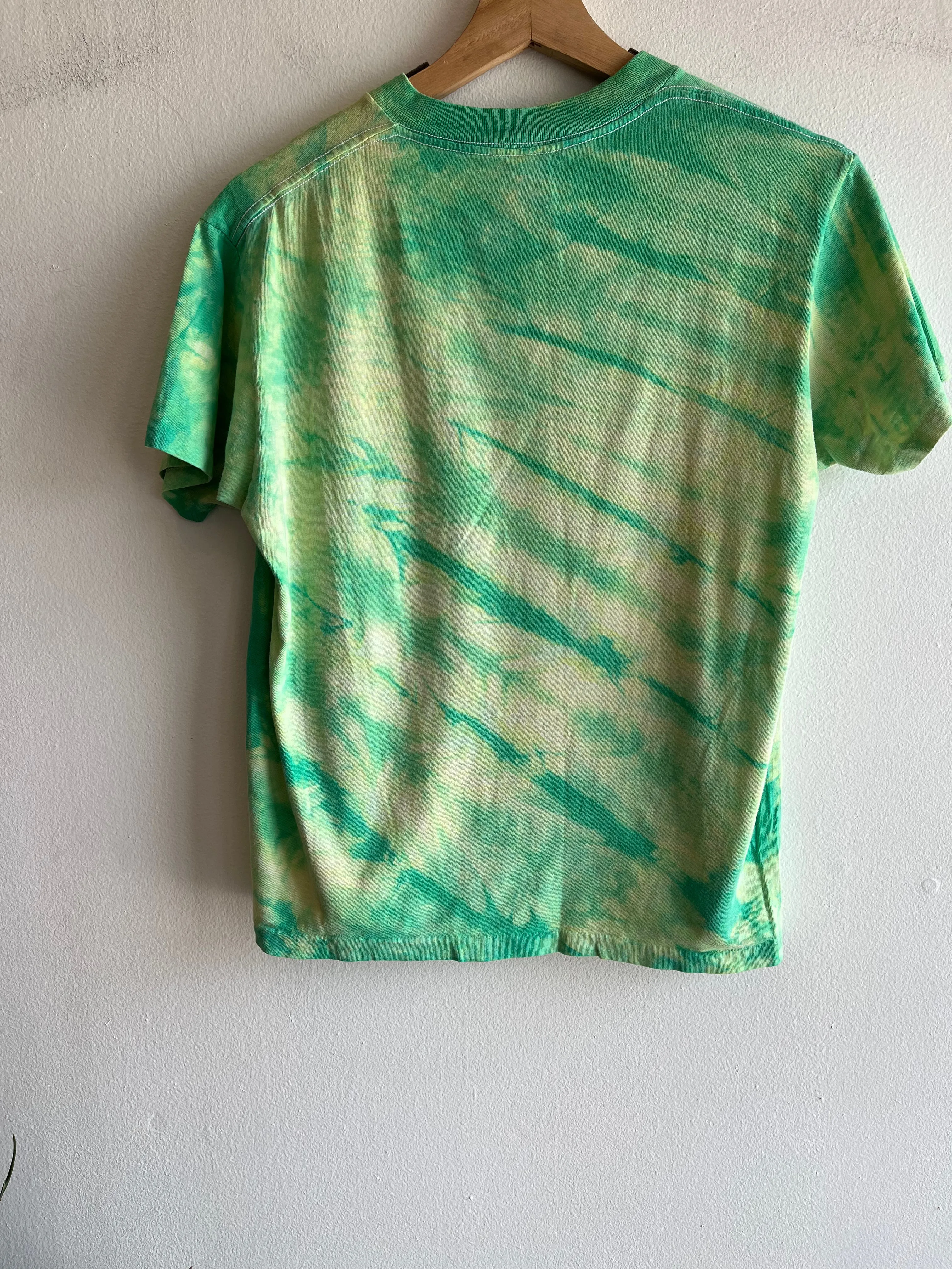 Authentic Vintage 1986 Grateful Dead Green Tie Dye T-Shirt