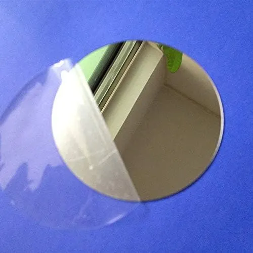 AV111 Acrylic Mirror for Painting, Art, Craft DIY, 6 x 6 inches, 2mm Thick, Round, Wall Mount, Unframed, Pack of 4