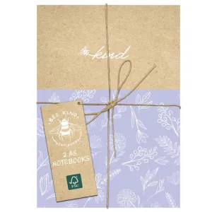 Bee Kind A5 Notebooks - 2 Pack A5 Notebooks Journaling Note-Taking