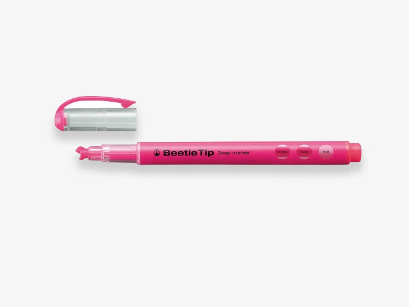 Beetle Tip 3-way Marker Pink