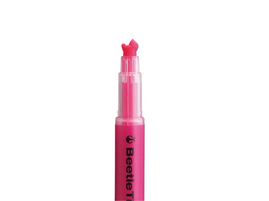 Beetle Tip 3-way Marker Pink