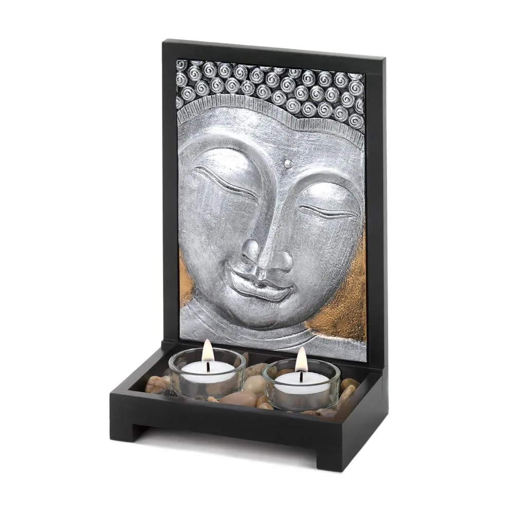 Buddha Plaque Candle Decor