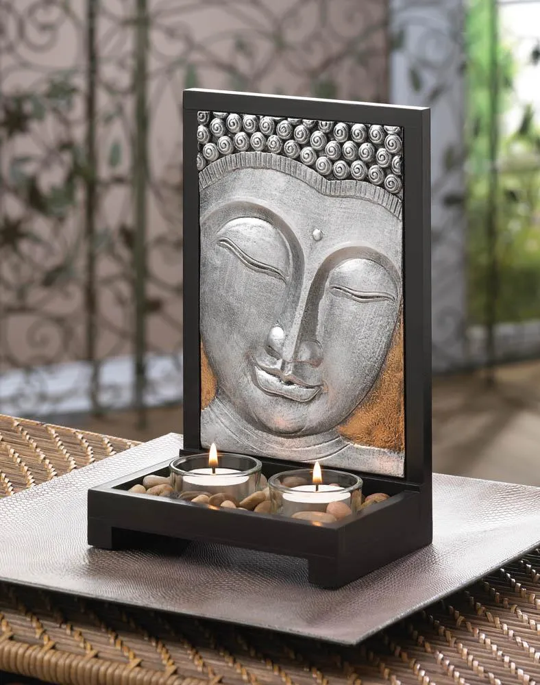 Buddha Plaque Candle Decor