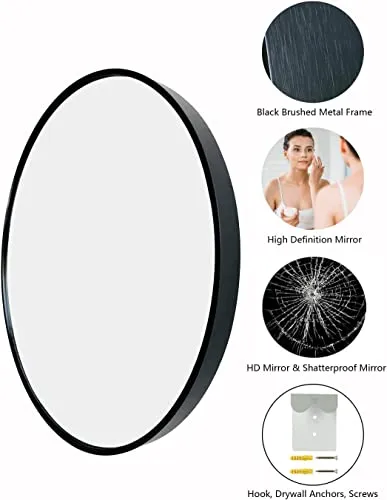 Cheval Glass Beautifully Engraved Designer Rectangular Wall Mirror with Silver Frame - (24 X 24 Inches, Silver)