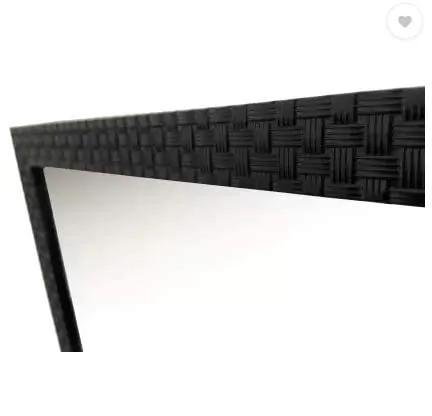 Cheval Glasses Decorative Wall Mirror Black Flat Small Size/Looking Glass Inner Size - 12 x 18 Inches.