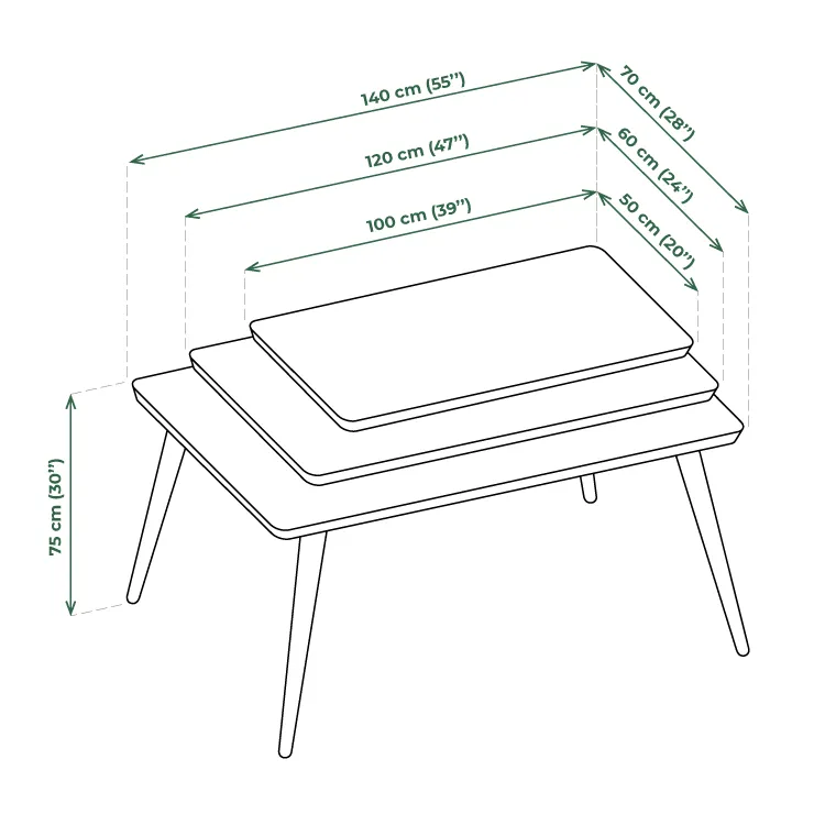 Classic Desk - Solid Wood