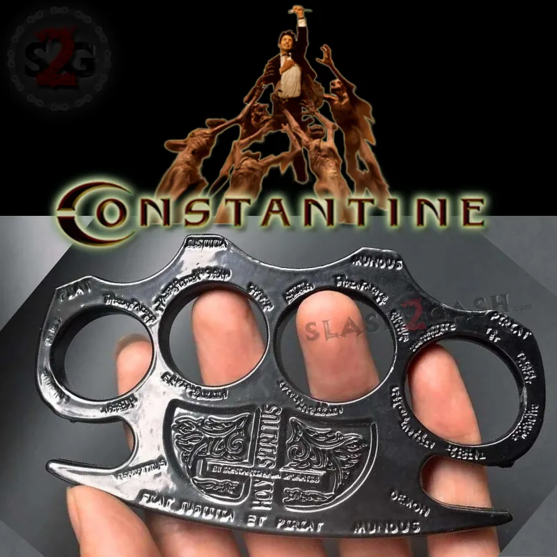 Constantine Brass Knuckles Holy Spiritus Paperweight - Black