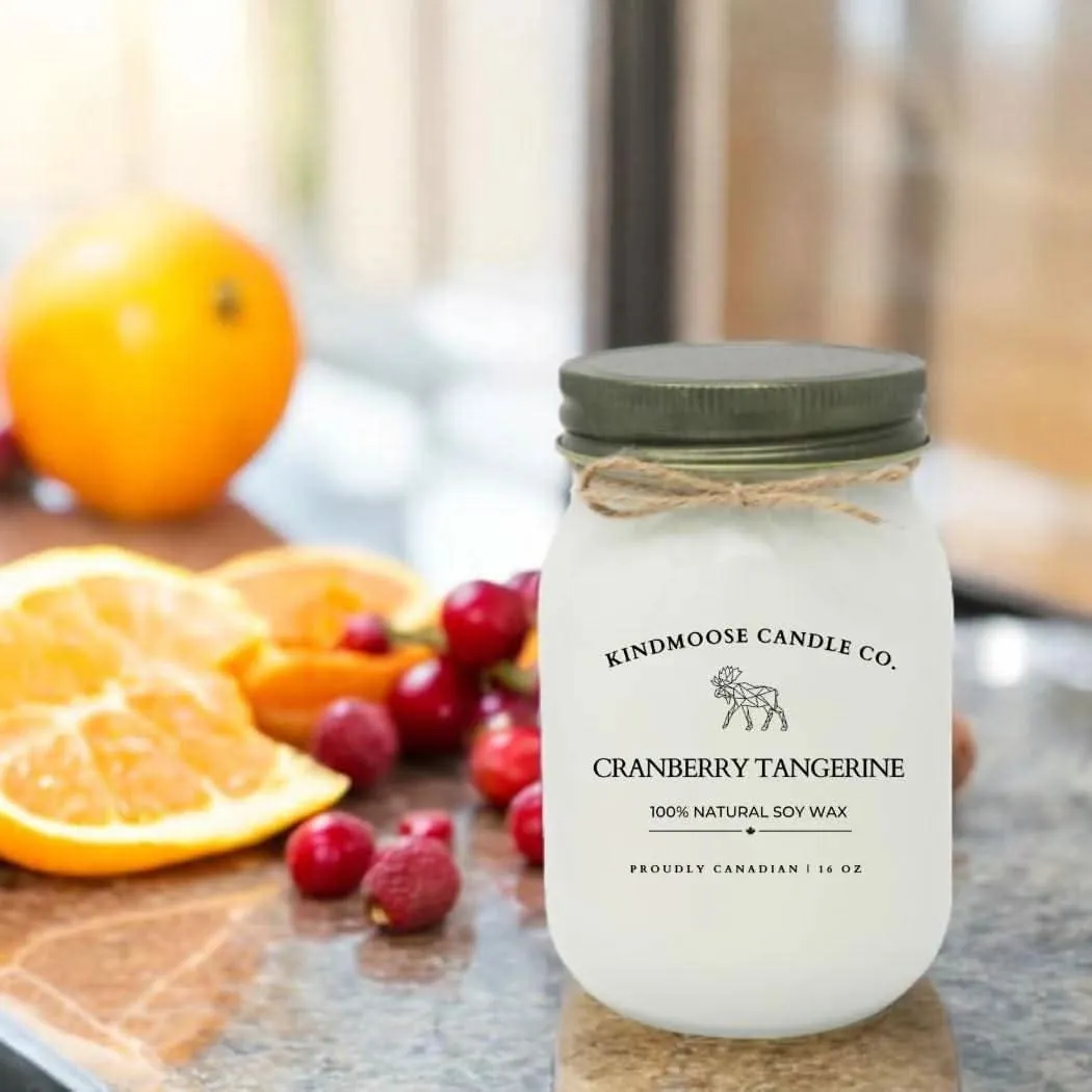 Cranberry Tangerine Soy Candle