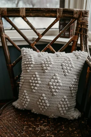 Crocheted Diamond Pattern Pillows