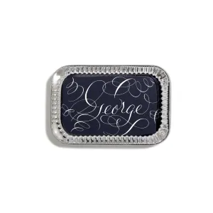 Customized Blue Rectangular Paperweight