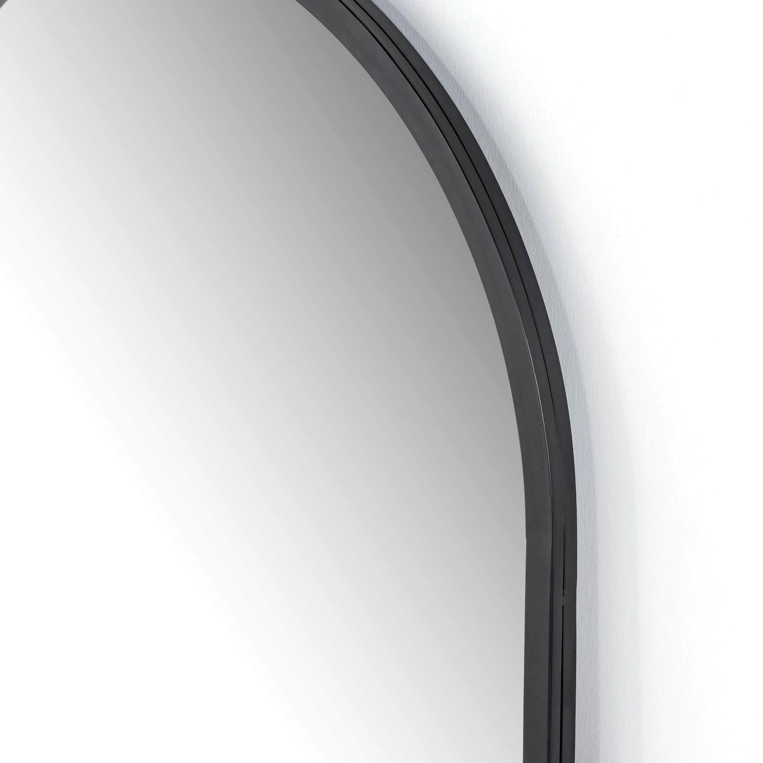 Dawson Floor Mirror, Matte Black
