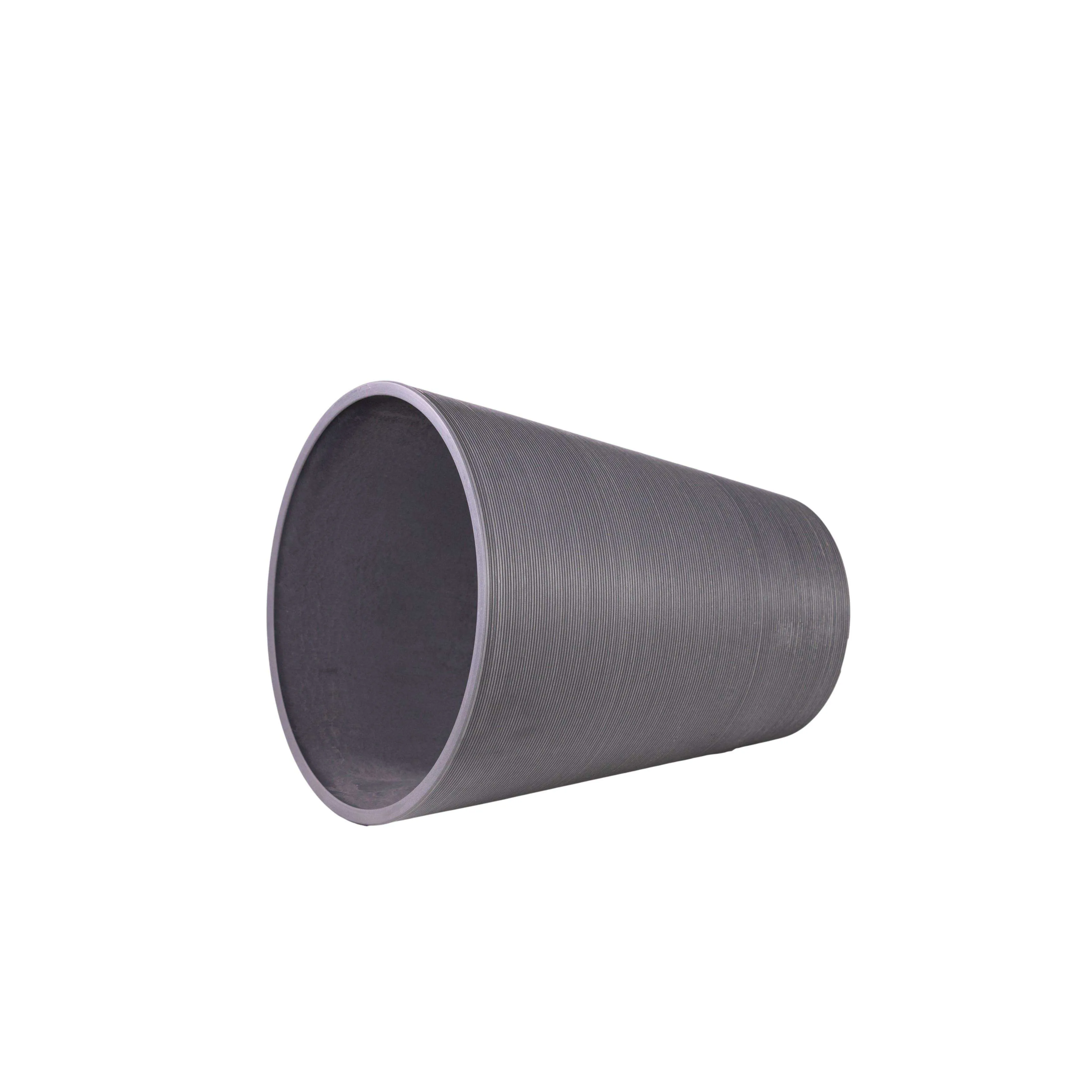 Decorative Large Modern Grey Round Planter 71cm