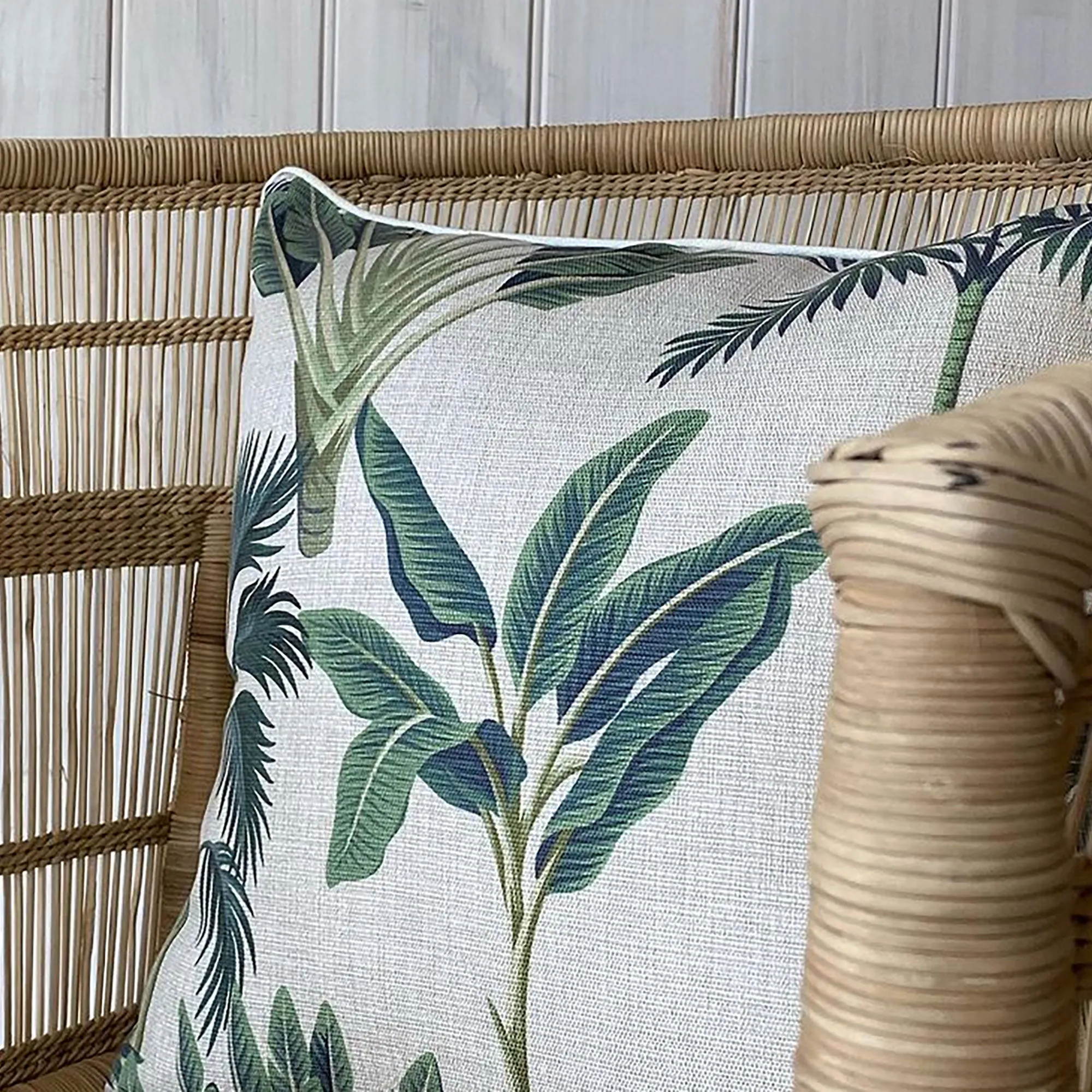 Del Coco-Indoor Outdoor Cushion Cover-With Piping-45cm X 45cm