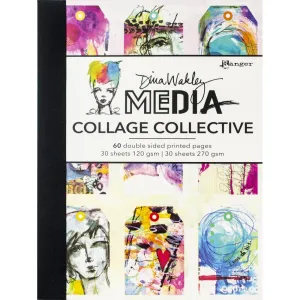 Dina Wakley MEdia - Collage Paper - Collective 1 - 30 DS Printed Sheets