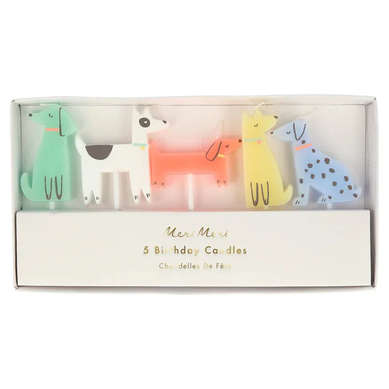 Dog Candles x5