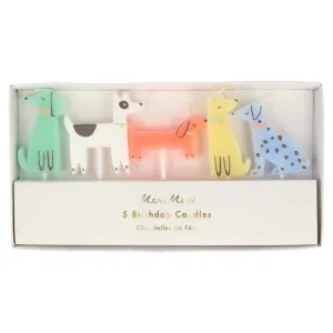 Dog Candles x5