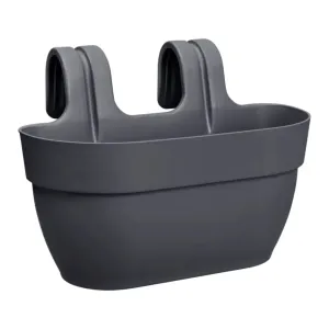 Elho 36cm Antracite Medium Vibia Campana Easy Hanger Planter