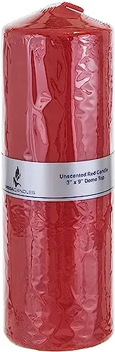 Eye-Catching Design: The Striking red Color of These Candles adds a Touch of Elegance and Warmth to Any Room, Making Them Perfect for Both Everyday use and Special Occasions.