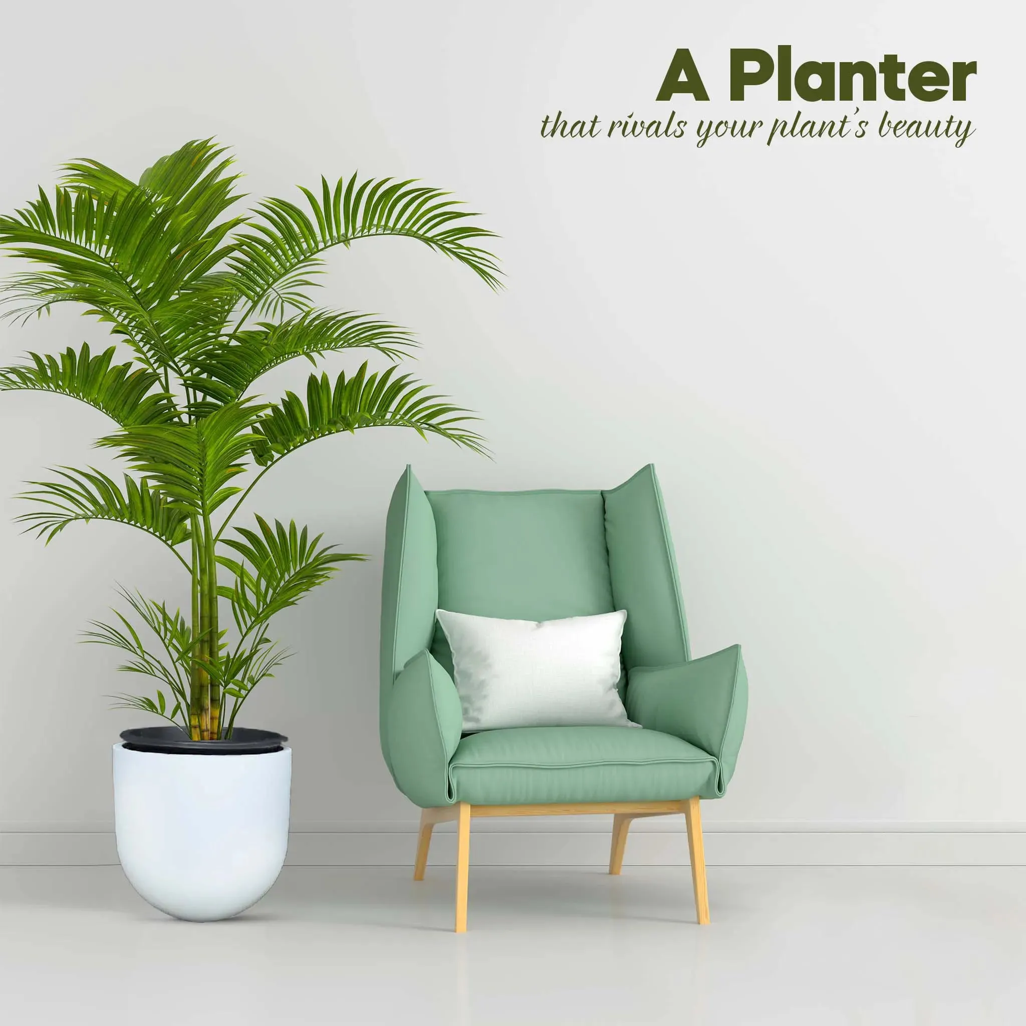 Fiberglass Planter-Medium