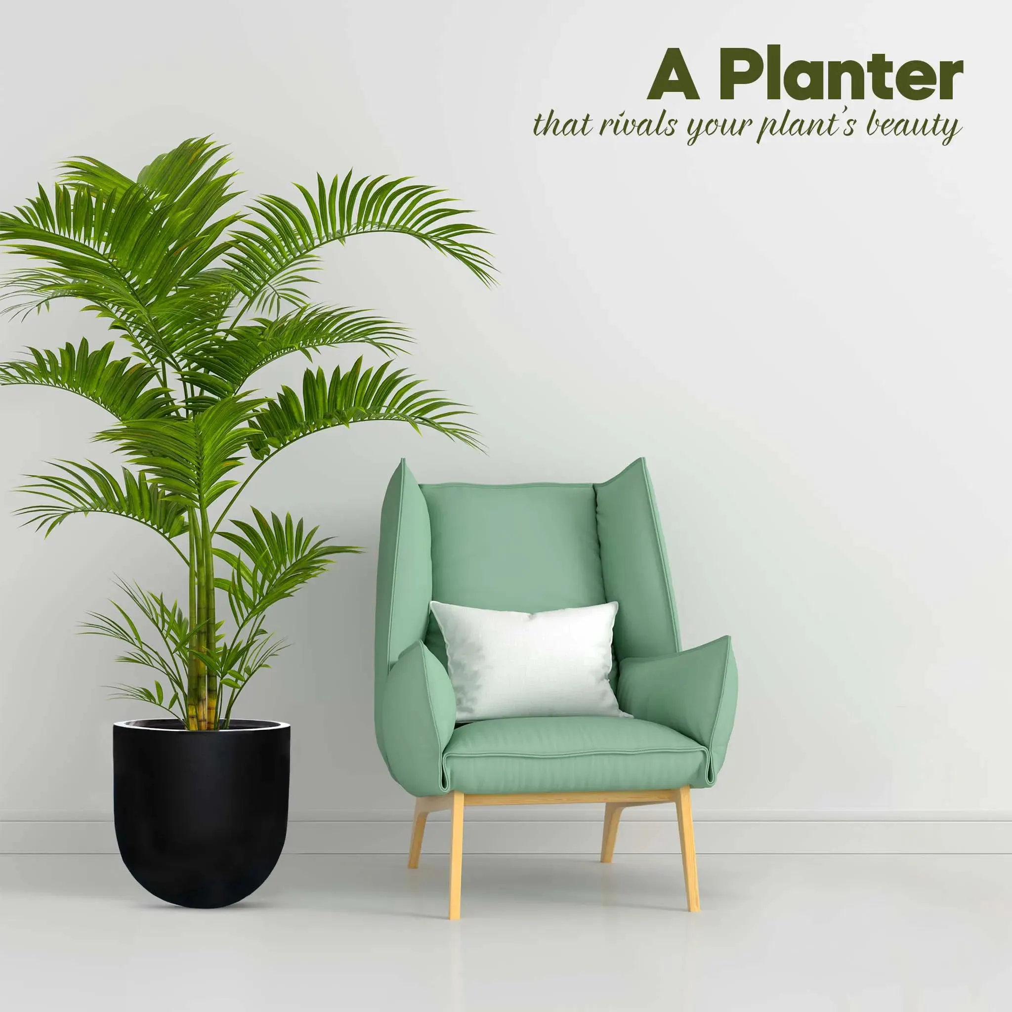 Fiberglass Planter-Medium