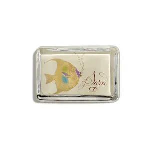 Fish With Bubbles Customized Paperweight
