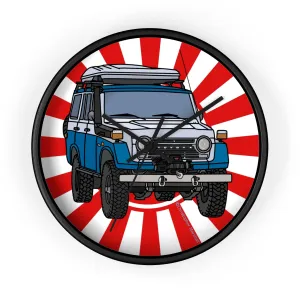 FJ55 Land Cruiser Wall Garage Clock FJ 55 Gift - Reefmonkey Artist Chris Marshall