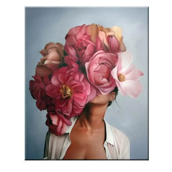 Flower Girls Canvas Prints (Set of 3 - 60x80cm)
