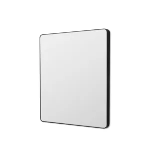 Flynn 80cm Curve Rectangular Mirror - Black