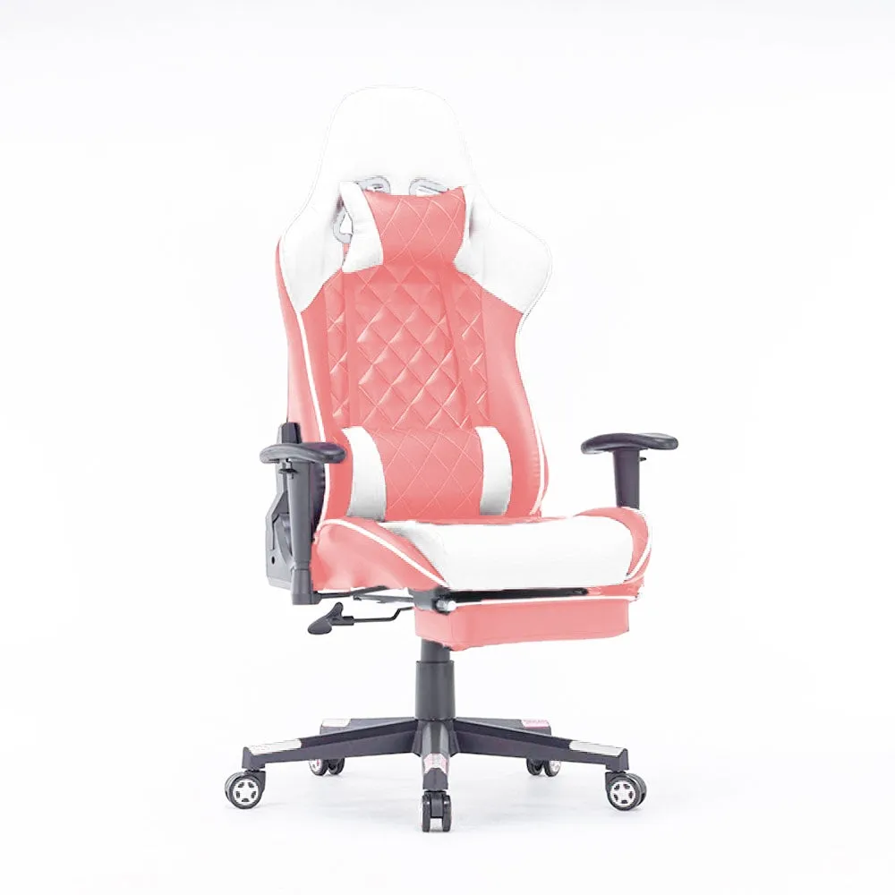 Gaming Chair Ergonomic Racing chair 165° Reclining Gaming Seat 3D Armrest Footrest