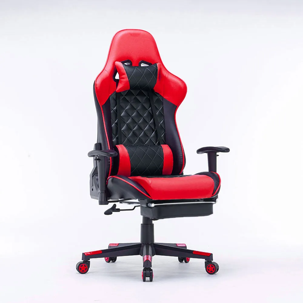 Gaming Chair Ergonomic Racing chair 165° Reclining Gaming Seat 3D Armrest Footrest