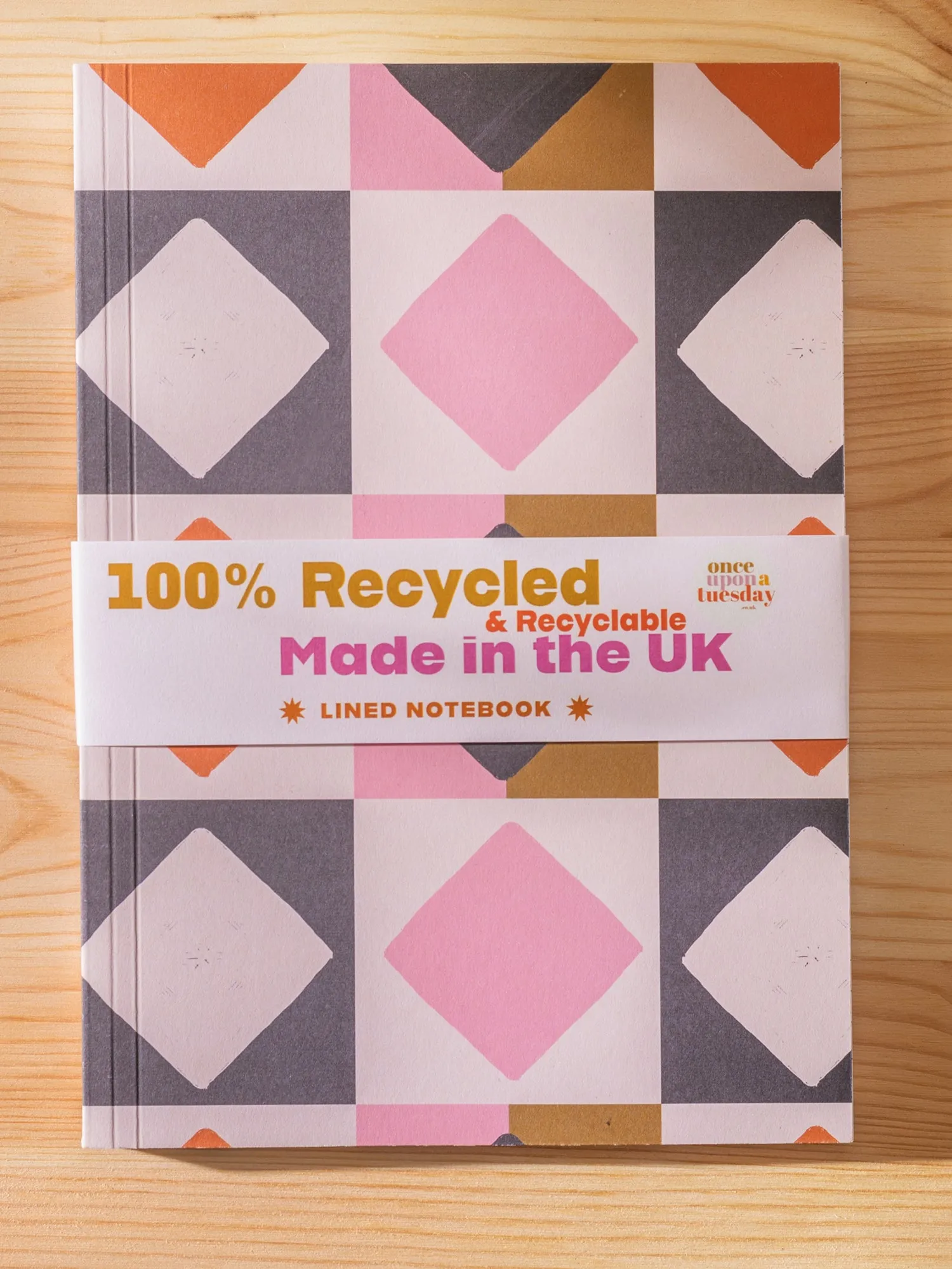 Good Tuesday A5 Lay Flat Notebook - Quilt Pattern