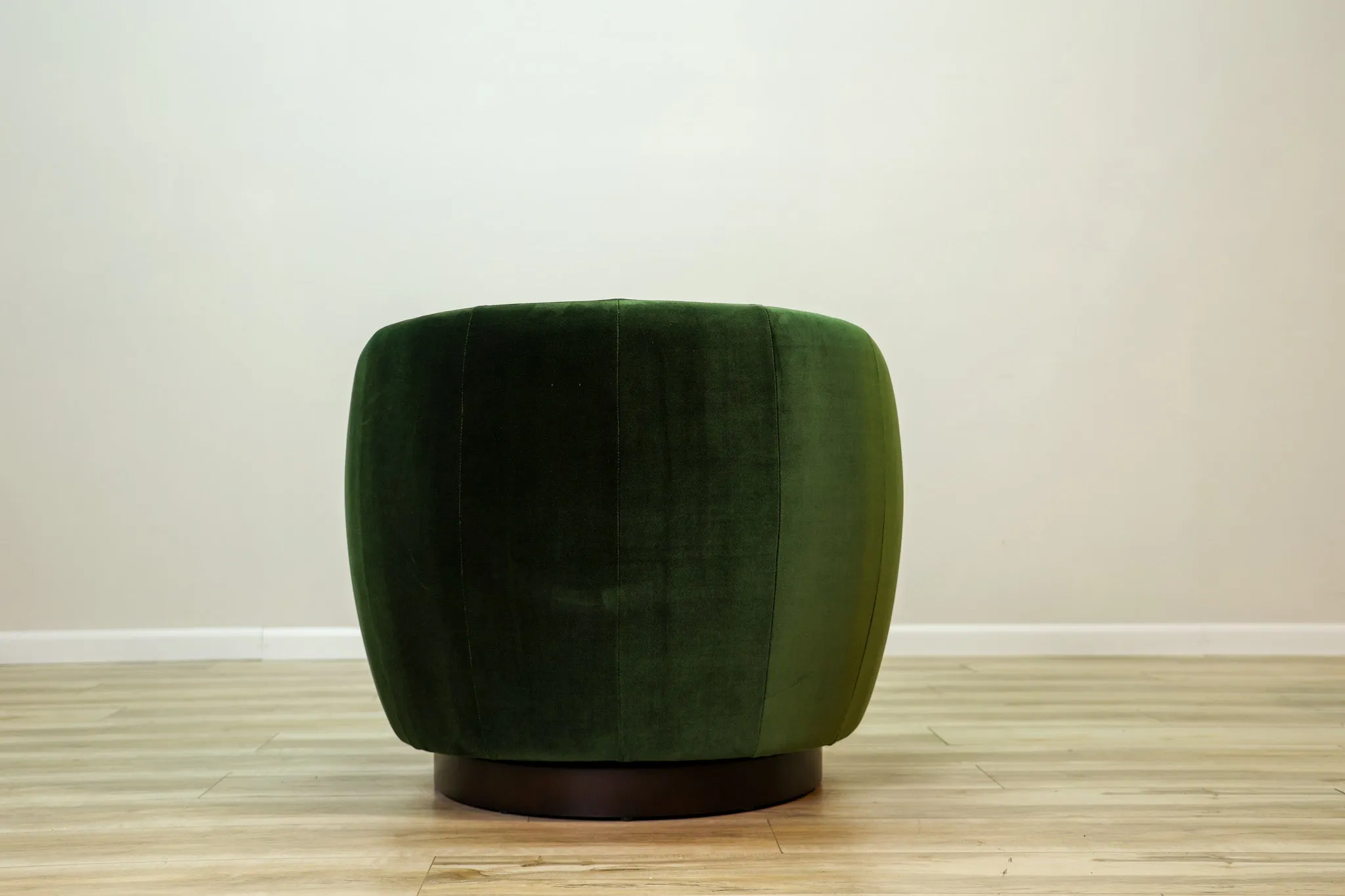Grant Green Velvet Swivel Chair
