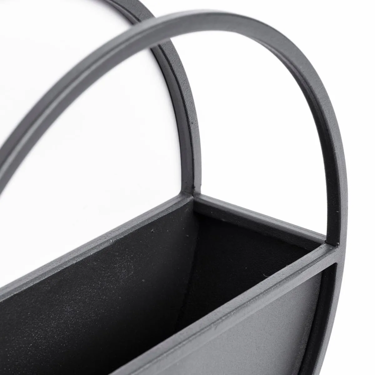 Hank Wall Furniture Black Metal