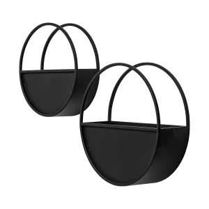 Hank Wall Furniture Black Metal
