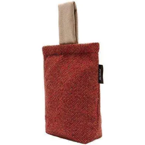 Herringbone Red Door Stop